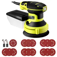 Lixadeira Eletrica Profissional 350w Para Madeira Gesso Parede127/220V Lixadeira Orbital Roto Desoon
