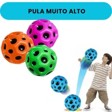 BOLINHA LUNAR Espacial De Borracha Formato Lunar saltitante