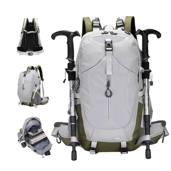 Mochila Impermeável para caminhadas ao ar livre 45L Montanhismo Caminhada Pesca Trilha