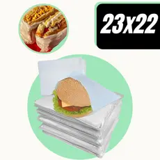 SACO LANCHE LEITOSO (23X22) GRAMATURA 0,8  C/1KG  C/240 UN.