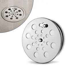 Ralo Tampa Grelha Inox Redondo 10cm e 15cm Abre E Fecha Rotativo Acompanha Castilho + Tampa
