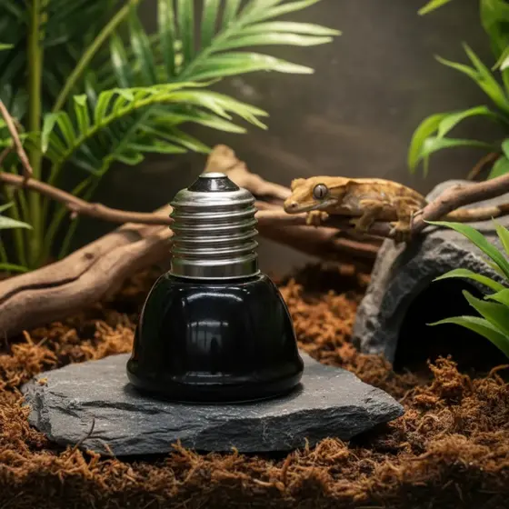 Lâmpada Cerâmica Aquecedor Repteis Aves Aquecimento 110/220v