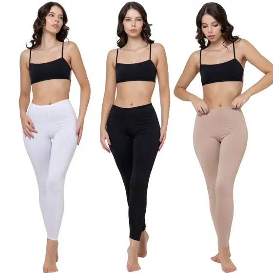 Kits Calça Segunda Pele Anágua Anti Atrito Usar Por Baixo Evita Transparência Modeladora Conforto