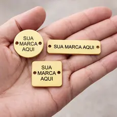 Kit Tag Etiqueta Personalizado Em Acrílico Espelhado