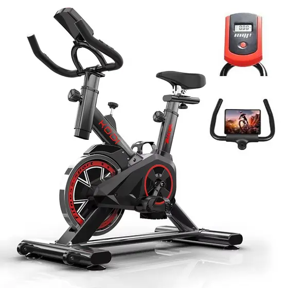 Bicicleta Ergométrica Spinning Bike Mecanica Profissional 120kg com Sensor Cardíaco Academia V3