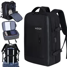 Mochila de Viagem Unissex Reforçada Impermeável Expansível Antifurto USB para Notebook Executiva Q7
