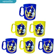 Canecas adesivadas SONIC 440ml Para Festa lembrancinhas Presentes Aniversários Sonic