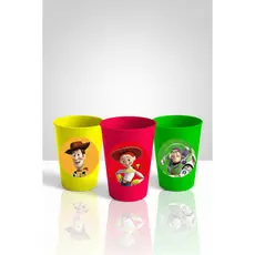 Kit 30 Copos de Plástico 380ml para lembrancinha de festa aniversário tema toy story personagens