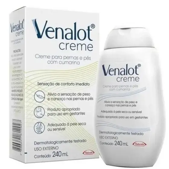 Venalot Loção para Pernas 240ml - Alívio de Cansaço, Conforto e Relaxamento