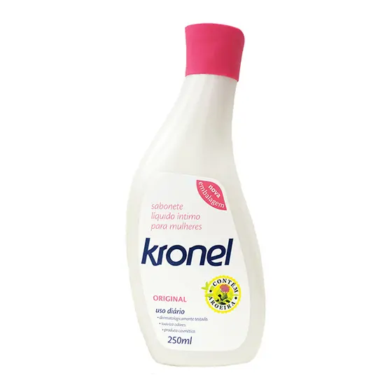 Sabonete Líquido Íntimo Feminino Kronel Hebron 250ml