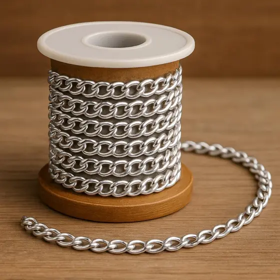 Corrente de Metal Premium Lixada para Alças de Bolsas Artesanato Acessórios Cintos Universal