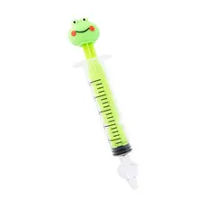 Seringa Lavador Nasal 10ml Sapinho Bico Silicone Pimpolho - Verde