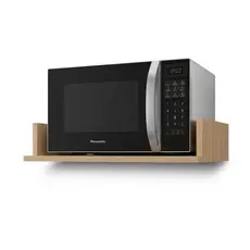 Suporte para Micro-ondas Forno Prateleira para Parede Multiuso em MDF