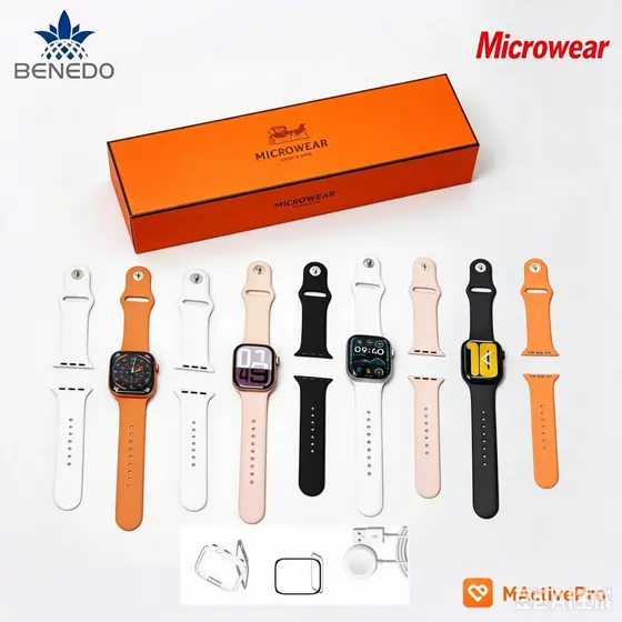 Smartwatch Microwear S11 Mini(40mm)2 Pulseiras capa Série 11 IP68 GPS Chat Gpt Original inteligente