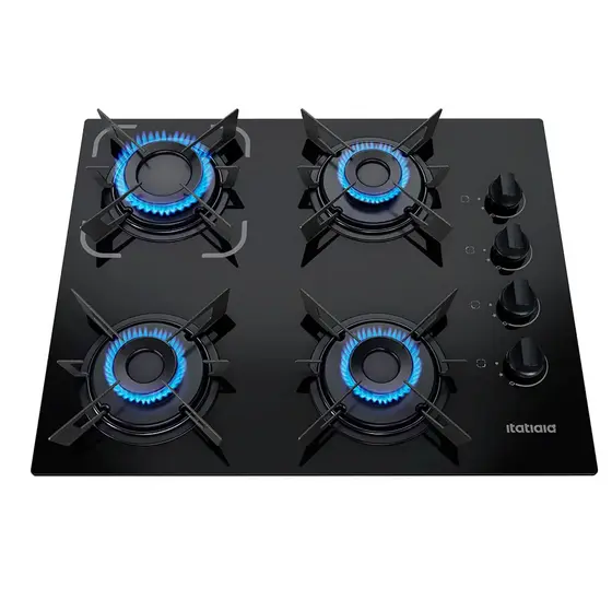 Cooktop Electra Plus 4 Bocas Preto – Bivolt 127V/220V