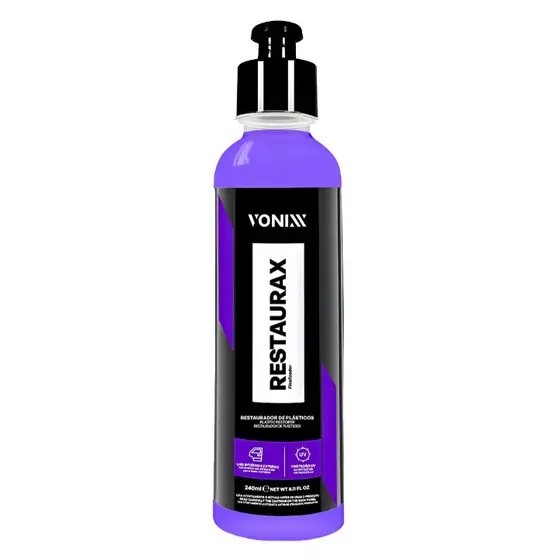 Restaurax 240ml Restaurador Revitalizador Plásticos Vonixx
