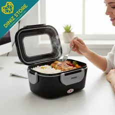 Marmiteira Eletrica Termica Bivolt Compacta Portatil Aquecimento Rapido Preta