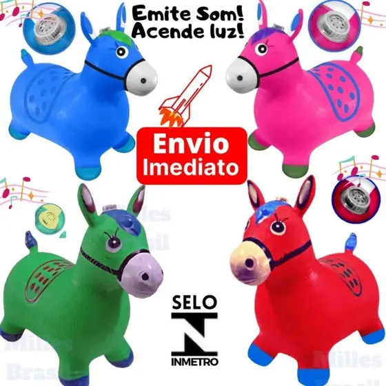 Cavalinho Upa Upa Pula Pula Com Musical Direto Da Fabrica Oferta