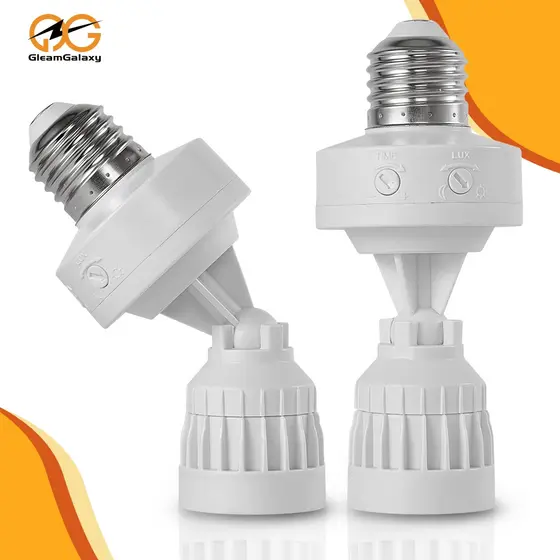 Soquete E27 Bivolt Sensor Duplo Presença+Luz 360° - Inst. Rápida sem Fiação