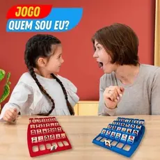 kit 2  jogos Educativo E Interativo(Quem Sou Eu Tabuleiro Ideal para Toda Familia)