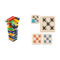 Kit 2 Jogos(Jogo Da Velha+Jogo Tombou Perdeu)Divertido E Interativo