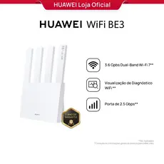 HUAWEI WiFi BE3 | Roteador | 3.6 Gpbs Dual-Band Wi-Fi 7 | Porta de 2.5 Gbps