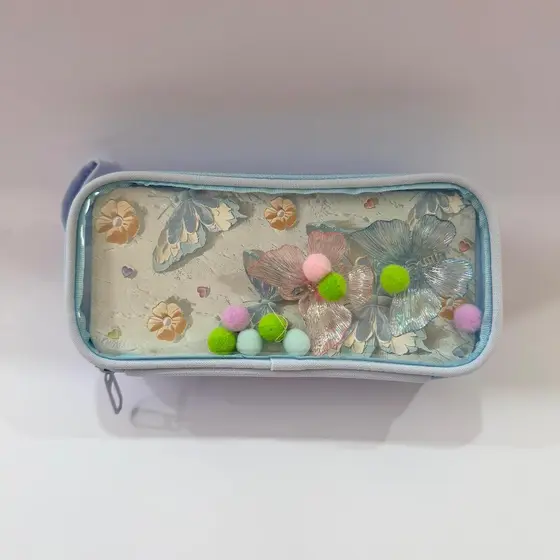 Estojo Borboletas com Bolinhas