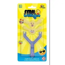 Estilingue Emojis Brinquedo Com 2 Infantil