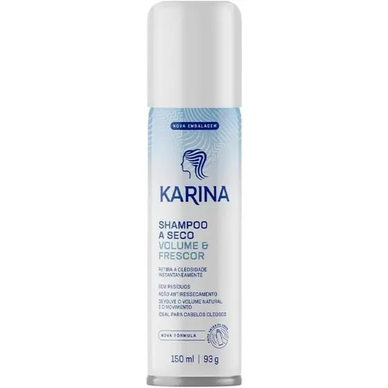 Shampoo a Seco Karina Volume e Frescor 150ml