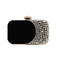 Bolsa Clutch Feminina  com Corrente Removível para Casamento Festa Jantar e Eventos Especiais