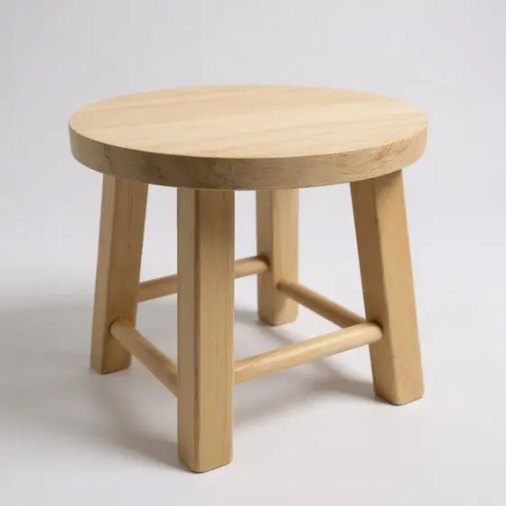Banquinho Banqueta Pequena 20cm quadrada Madeira Leve Portátil Infantil Cozinha Cadeirinha Escolinha
