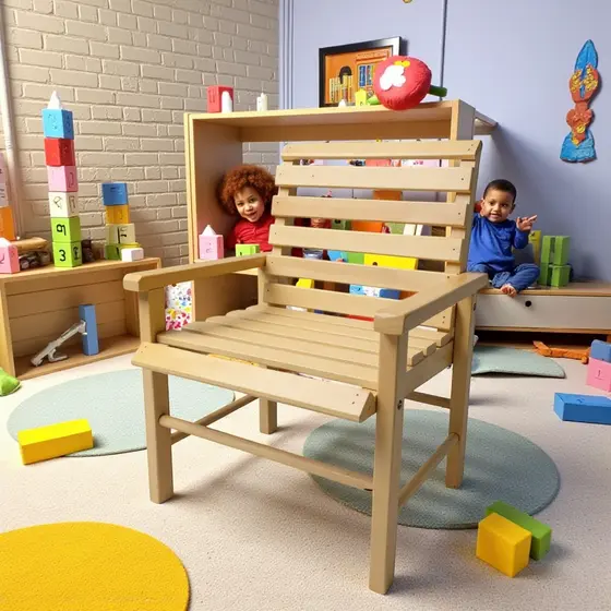 Cadeirinha de Jardim escolinha Infantil madeira Maciça Envio Imediáto