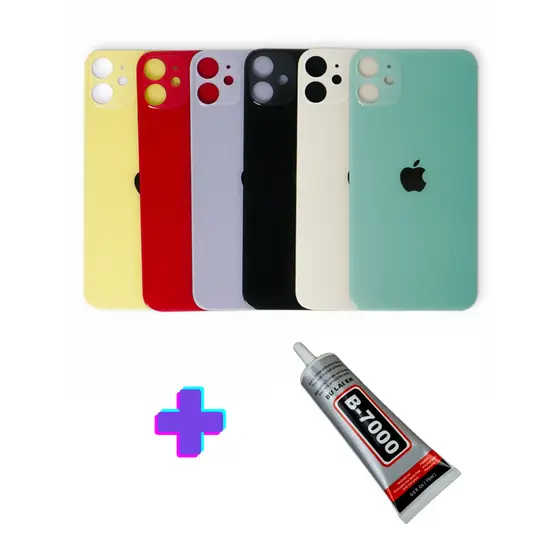 Tampa Traseira iPhone 11 Original Vidro Premium com Cola e Encaixe Preciso