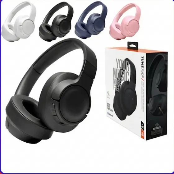 Fone 760BT Headphone Bluetooth Over-Ear Sistema PureBass Fones sem Fio Cancelamento de Ruído