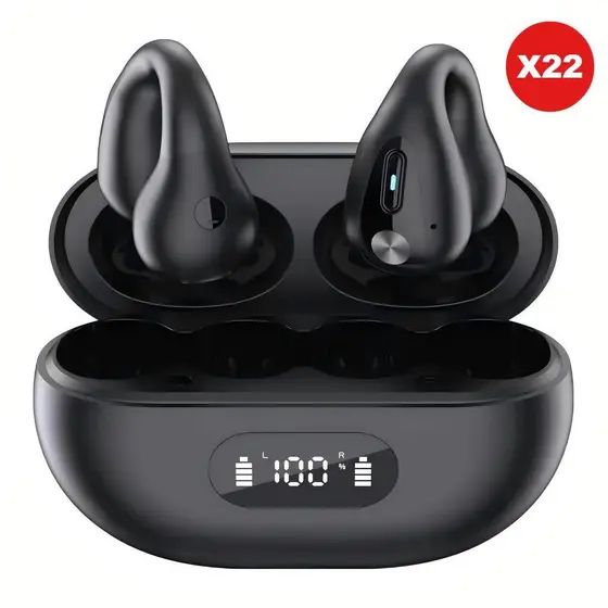 Fone De Ouvido X22 Sem Fio Bluetooth 5.3 Sport Earcuffs Esportivo Headfone Headset