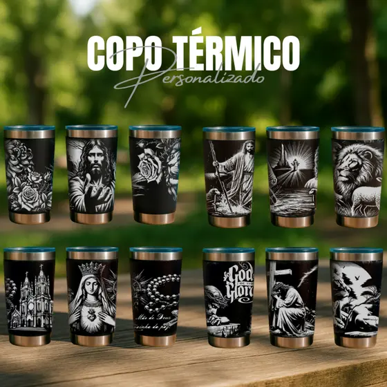 Copo Personalizado Lembrancinha Termico Fé Religioso Cristão Térmico