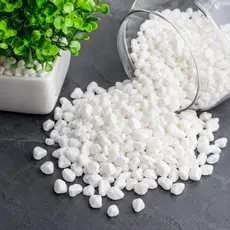 Pedra Pedrisco Branca Decorativa Natural Nº 01/ Nº 02 / Nº 03 para Vasos Jardins Aquários Pedrisco Ornamental