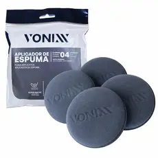 Kit 4 Aplicadores Espuma Automotivo Vonixx Cera Plástico Pneus Detalhamento