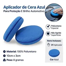 Aplicador Espuma Automotiva 2un Cera Painel Plástico Pneu