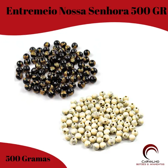 Miçanga Bola Nossa Senhora Entremeio 8mm Com 500 Gramas Entremeio Para Terço Artesanato Envio Rapido