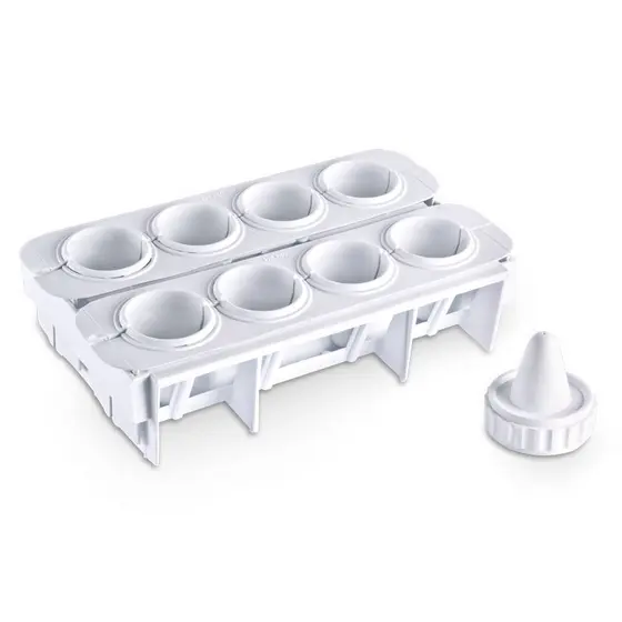 Formas Fábrica de Coxinhas Salgado Modelador 8 Coxinhas Prático