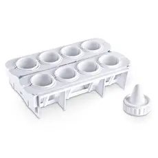 Formas Fábrica de Coxinhas Salgado Modelador 8 Coxinhas Prático