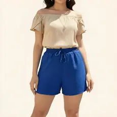 Bermuda Feminina Duna Feminina Verão Com Bolso Lateral