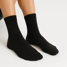 Kit 12 Pares Meia Escolar Básica Preto Unissex