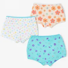 Kit 8 Calcinhas Boxer Infantil para Menina em Algodão