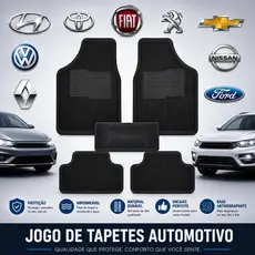 Tapete Para Carro Borracha Tamanho Universal Automotivo