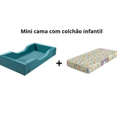 Cama Montessoriana Infantil com Colchão Segurança e Conforto Berço Evolutivo Bebê
