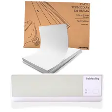Impressora Térmica A4 Bobina Bluetooth Portátil Printer App Celular Recarregavel Usb Goldensky