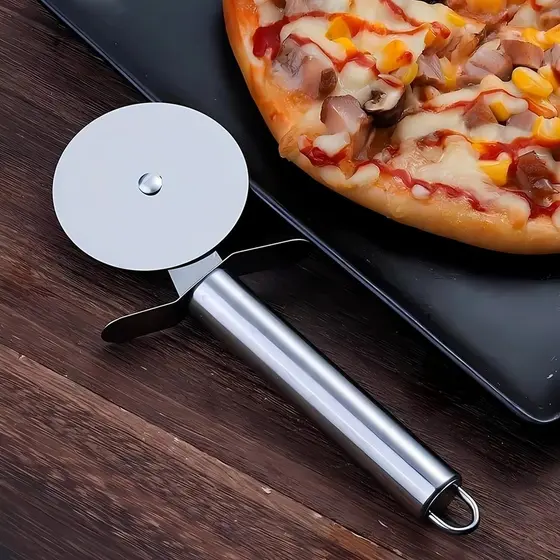 Cortador de Pizza Manual de Aço Inox
