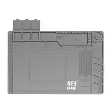 Manta De Silicone Rf4 P011 Para Reparo Eletrônico 45x30cm Cinza